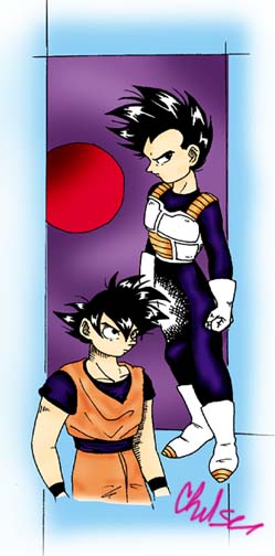Goku and Vegita